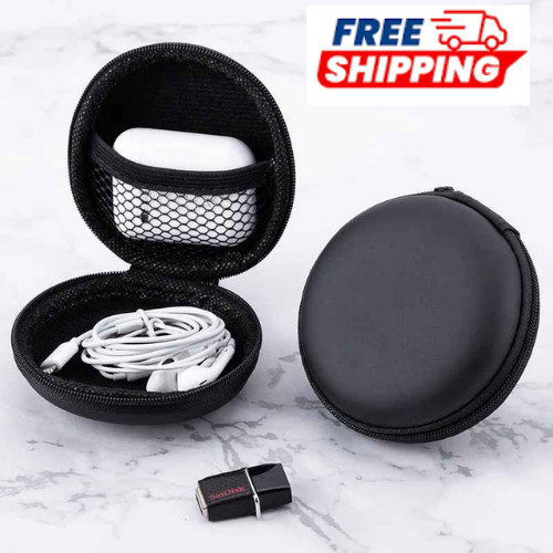 Leather earphone storage - leather,